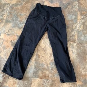 Maternity XS Petite Black Scrub Pants